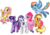 Size: 1600x1112 | Tagged: safe, artist:bubble-toes14, applejack, fluttershy, pinkie pie, rainbow dash, rarity, twilight sparkle, g4, mane six