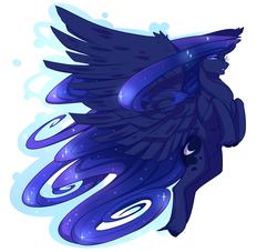 Size: 900x818 | Tagged: safe, artist:morkemime, princess luna, g4, female, simple background, solo, spread wings