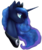 Size: 837x1000 | Tagged: safe, artist:breezy-aria, princess luna, g4, female, portrait, simple background, solo, transparent background