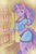 Size: 750x1139 | Tagged: safe, artist:snibako, twilight sparkle, anthro, g4, belly button, clothes, female, midriff, pajamas, solo