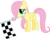 Size: 5000x3928 | Tagged: safe, artist:lman225, artist:rosethekitty11, fluttershy, g4, checkered flag, cute, female, filly, filly fluttershy, flag, mouth hold, shyabetes, simple background, solo, transparent background, vector