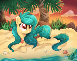 Size: 1024x819 | Tagged: safe, artist:midnightsketches, oc, oc only, oc:summer tides, original species, solo