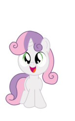 Size: 978x1586 | Tagged: safe, artist:huskkies, sweetie belle, g4, cute, diasweetes, female, simple background, smiling, solo, transparent background, vector