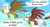 Size: 1024x552 | Tagged: safe, artist:killkatt, gilda, greta, griffon, g4, clothes, cloud, cloudy, dialogue, faic, oatmeal are you crazy, scarf, sky, woll smoth