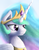 Size: 1024x1325 | Tagged: safe, artist:niegelvonwolf, princess celestia, g4, female, portrait, solo