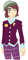 Size: 344x736 | Tagged: safe, artist:normal norman general artist, normal norman, equestria girls, g4, alternate universe, background human, clothes, crystal prep academy, crystal prep academy uniform, male, school uniform, solo