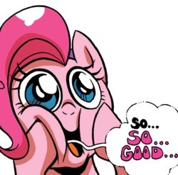 Size: 637x630 | Tagged: safe, pinkie pie, g4, idw, comic, simple background, transparent background