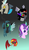 Size: 1631x2848 | Tagged: safe, artist:princessluna94, discord, king sombra, queen chrysalis, starlight glimmer, sunset shimmer, pony, g4, antagonist, ponified, sunset satan