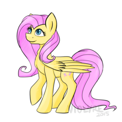 Size: 1000x1000 | Tagged: safe, artist:violyre, fluttershy, pegasus, pony, g4, female, simple background, solo, transparent background