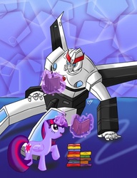 Size: 783x1021 | Tagged: safe, artist:kartoon12, twilight sparkle, alicorn, pony, g1, g4, prowl, transformers, twilight sparkle (alicorn)