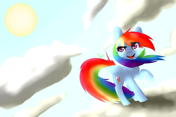 Size: 3000x2000 | Tagged: safe, artist:misstwipietwins, rainbow dash, g4, colorful, female, high res, solo