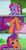 Size: 1024x1971 | Tagged: safe, screencap, scootaloo (g3), starsong, earth pony, pony, g3, g3.5, sweetie belle's gumball house surprise, comic, image macro, meme, out of context