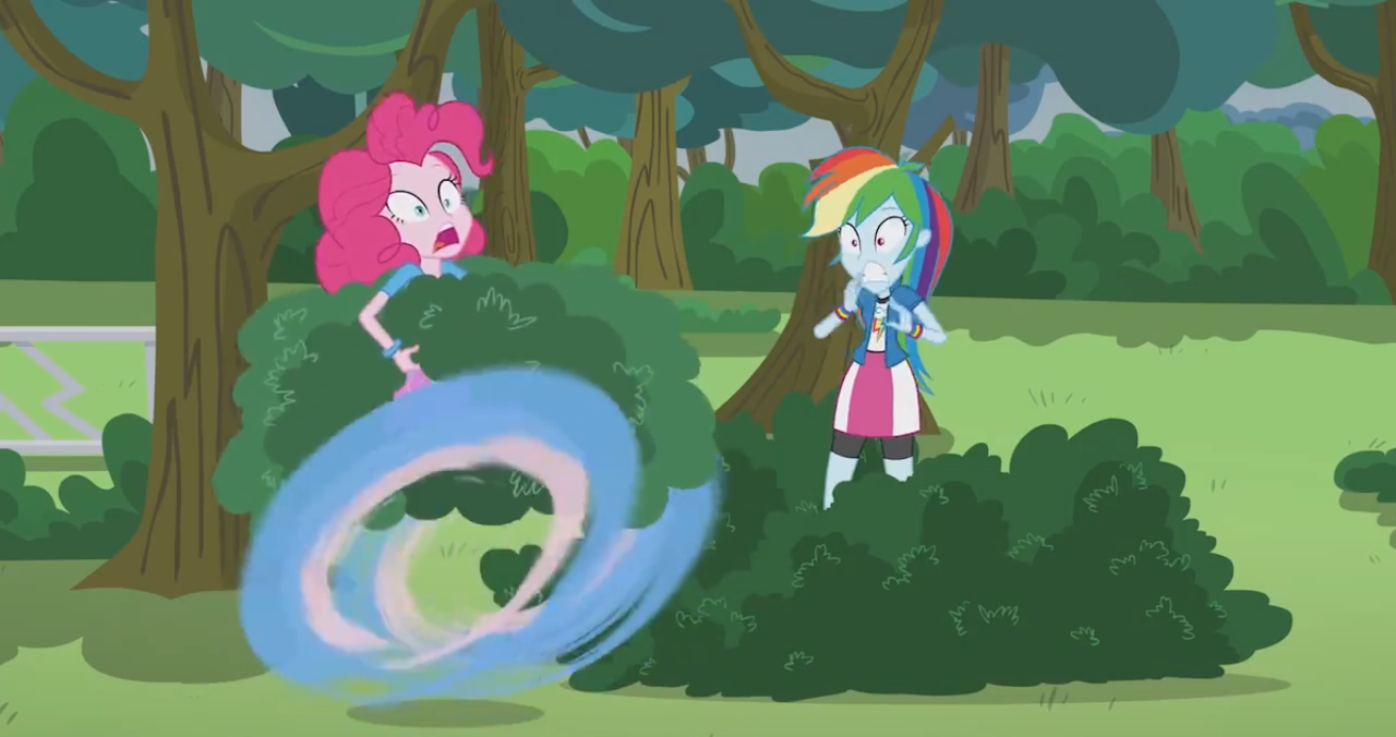 953424 safe, screencap, pinkie pie, rainbow dash, equestria girls