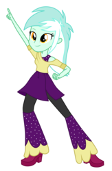 Size: 4899x7500 | Tagged: safe, artist:mixiepie, lyra heartstrings, all's fair in love & friendship games, equestria girls, g4, my little pony equestria girls: friendship games, absurd resolution, background human, clothes, dancing, female, simple background, solo, transparent background, vector