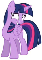 Size: 7000x10000 | Tagged: safe, artist:tardifice, twilight sparkle, alicorn, pony, g4, party pooped, absurd resolution, female, forced smile, mare, nervous, simple background, smiling, solo, sweat, transparent background, twilight sparkle (alicorn), vector