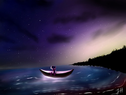 Size: 1200x900 | Tagged: safe, artist:dashy21, twilight sparkle, g4, boat, female, solo