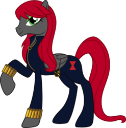 Size: 6442x6527 | Tagged: safe, artist:sugar-loop, pony, absurd resolution, black widow (marvel), natasha romanov, ponified, simple background, solo, transparent background, vector