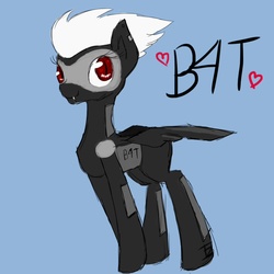 Size: 1000x1000 | Tagged: safe, artist:ra1nb0wf4ct0ry, oc, oc only, oc:b4t, bat pony, original species, plane pony, pony, plane, solo