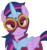 Size: 6360x6800 | Tagged: safe, artist:joemasterpencil, twilight sparkle, alicorn, pony, g4, power ponies (episode), absurd resolution, cute, female, goggles, mare, masked matter-horn costume, power ponies, simple background, solo, transparent background, twiabetes, twilight sparkle (alicorn), vector