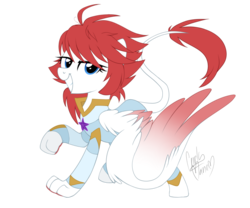 Size: 1200x1000 | Tagged: safe, artist:va1ly, oc, oc only, oc:radiant glory, hippogriff, solo