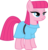 Size: 873x916 | Tagged: safe, artist:blah23z, maud pie, pinkie pie, g4, alternate hairstyle, alternate universe, female, recolor, simple background, solo, transparent background