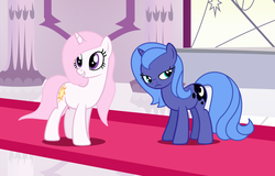 Size: 2057x1317 | Tagged: safe, artist:therockinstallion, princess celestia, princess luna, pony, unicorn, g4, race swap