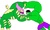 Size: 1024x614 | Tagged: safe, artist:the clockoogang, fluttershy, saddle rager, g4, marvel, simple background, the incredible hulk