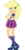 Size: 250x500 | Tagged: safe, artist:xebck, applejack, equestria girls, g4, my little pony equestria girls: friendship games, accessory swap, alternate hairstyle, alternate universe, clothes, clothes swap, crossed legs, crystal prep academy, crystal prep academy uniform, crystal prep shadowbolts, female, freckles, plaid skirt, pleated skirt, school uniform, shoes, skirt, solo