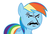 Size: 996x668 | Tagged: safe, edit, editor:tk-clopper, rainbow dash, pony, g4, 1000 hours in ms paint, aqua teen hunger force, carl brutananadilewski, do i look angry, human facial structure, male, solo, wat