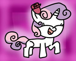 Size: 1600x1300 | Tagged: safe, artist:xarktisflamex, sweetie belle, g4, female, rose, solo