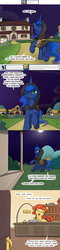 Size: 1000x4174 | Tagged: safe, artist:theparagon, princess luna, oc, hunted luna, g4, cloak, clothes, colored pupils, comic, offscreen character, pov, saddle bag, tumblr