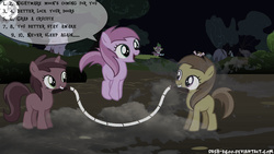 Size: 1280x720 | Tagged: safe, artist:dash2600, spike, g4, background pony, dialogue, nightmare on elm street