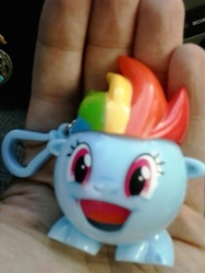 Size: 602x802 | Tagged: safe, rainbow dash, g4, :d, candy, candy dispenser, kill me, merchandise, nightmare fuel, radz, wat