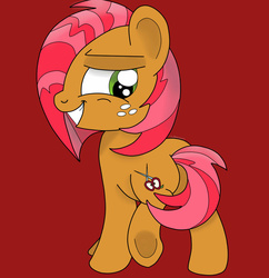 Size: 1024x1060 | Tagged: safe, artist:theartistsora, babs seed, g4, cutie mark, female, solo, underhoof