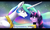 Size: 2224x1344 | Tagged: dead source, safe, artist:oblivionheart13, princess celestia, twilight sparkle, alicorn, pony, unicorn, g4, magical mystery cure, my little pony: friendship is magic, ascension realm, celestia's ballad, congratulations, dialogue, horn, princess celestia's special princess making dimension, scene interpretation, unicorn twilight, void