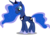 Size: 4328x3000 | Tagged: safe, artist:dashiesparkle, princess luna, alicorn, pony, g4, luna eclipsed, .svg available, crown, female, high res, hoof shoes, jewelry, looking down, mare, ponyscape, regalia, simple background, smiling, solo, transparent background, vector