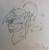 Size: 1897x1936 | Tagged: safe, artist:drawingsign1234, oc, oc only, oc:starshine, pony, unicorn, drawing, female, mare, monochrome, portrait, request, requested art, sketch, solo, traditional art