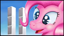 Size: 1024x576 | Tagged: safe, artist:joshwillz, pinkie pie, earth pony, pony, g4, 9/11, female, manhattan, new york, new york city, solo, twin towers, world trade center