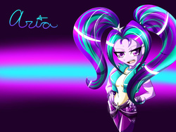 Size: 1400x1050 | Tagged: safe, artist:astroboygf, aria blaze, equestria girls, g4, female, solo