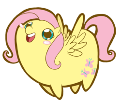 Size: 1200x1010 | Tagged: safe, artist:coggler, artist:frog&cog, artist:gopherfrog, fluttershy, g4, blushing, chubbie, cute, female, shyabetes, simple background, smiling, solo, transparent background