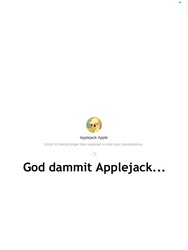 Size: 768x1024 | Tagged: safe, applejack, g4, text, wat, weird