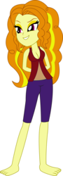 Size: 597x1664 | Tagged: safe, artist:sketchmcreations, adagio dazzle, equestria girls, g4, alternate clothes, alternate hairstyle, barefoot, cleavage, clothes, feet, female, loose hair, pajamas, see-through, simple background, solo, transparent background