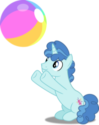 Size: 3986x5000 | Tagged: safe, artist:dashiesparkle, party favor, pony, unicorn, g4, the cutie map, .svg available, absurd resolution, ball, beach ball, cute, favorbetes, male, simple background, sitting, solo, stallion, transparent background, vector