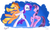 Size: 1113x670 | Tagged: safe, artist:jowyb, applejack, rarity, twilight sparkle, alicorn, earth pony, pony, unicorn, twijack weekly, g4, angry, bipedal, both cutie marks, eye contact, female, fight, glare, gritted teeth, holding a pony, lesbian, mare, open mouth, possessive, raised hoof, ship battle, ship:rarijack, ship:twijack, shipping, shipping denied, signature, twilight sparkle (alicorn), wide eyes