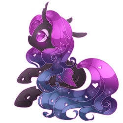 Size: 450x450 | Tagged: safe, artist:riouku, oc, oc only, changeling, purple changeling, simple background, solo, transparent background, vector