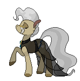 Size: 158x161 | Tagged: safe, artist:enma-darei, mayor mare, earth pony, pony, g4, clothes, dress, female, pixel art, simple background, solo, sprite, transparent background