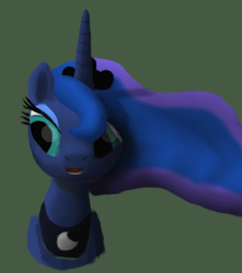 Size: 626x709 | Tagged: safe, artist:platinumdrop, princess luna, g4, cropped, female, solo