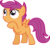 Size: 4471x4058 | Tagged: dead source, safe, artist:chibitoraion, artist:scootaion, scootaloo, pegasus, pony, bloom & gloom, g4, my little pony: friendship is magic, absurd resolution, blank flank, female, filly, foal, hoof on chin, looking up, raised hoof, simple background, solo, spread wings, thinking, transparent background, vector, wings