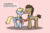 Size: 2209x1474 | Tagged: safe, artist:jrapcdaikari, derpy hooves, doctor whooves, time turner, earth pony, pony, g4, clothes, kissing, male, scarf, shared clothing, shared scarf, ship:doctorderpy, shipping, stallion, straight