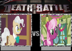 Size: 799x572 | Tagged: safe, cheerilee, mayor mare, g4, death battle, exploitable meme, meme, palindrome get